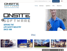 Tablet Screenshot of onsitesoftware.com